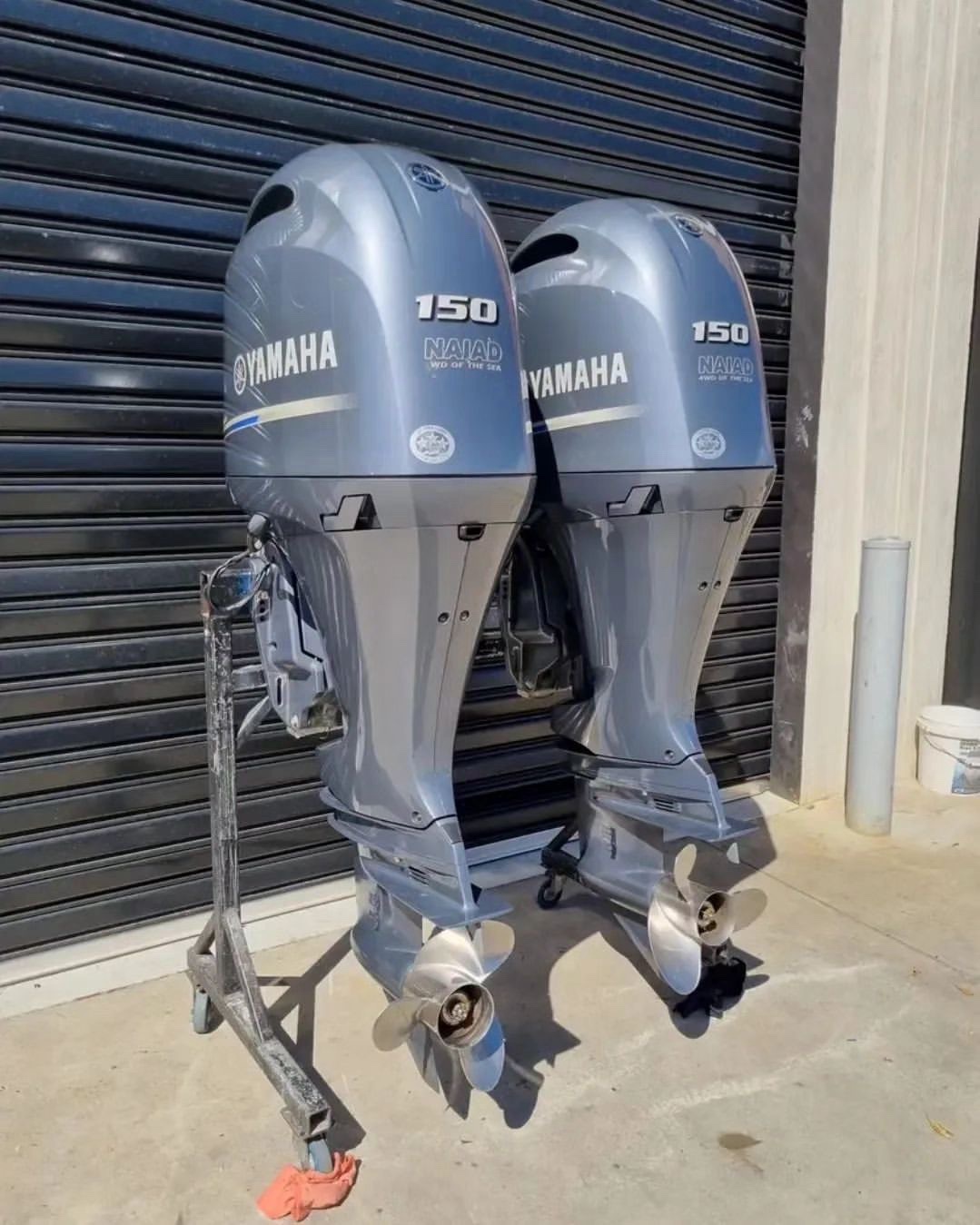 Twin Used Yamaha F150B & LF150B In-Line 4 150HP Outboard Motors – Powerful & Reliable